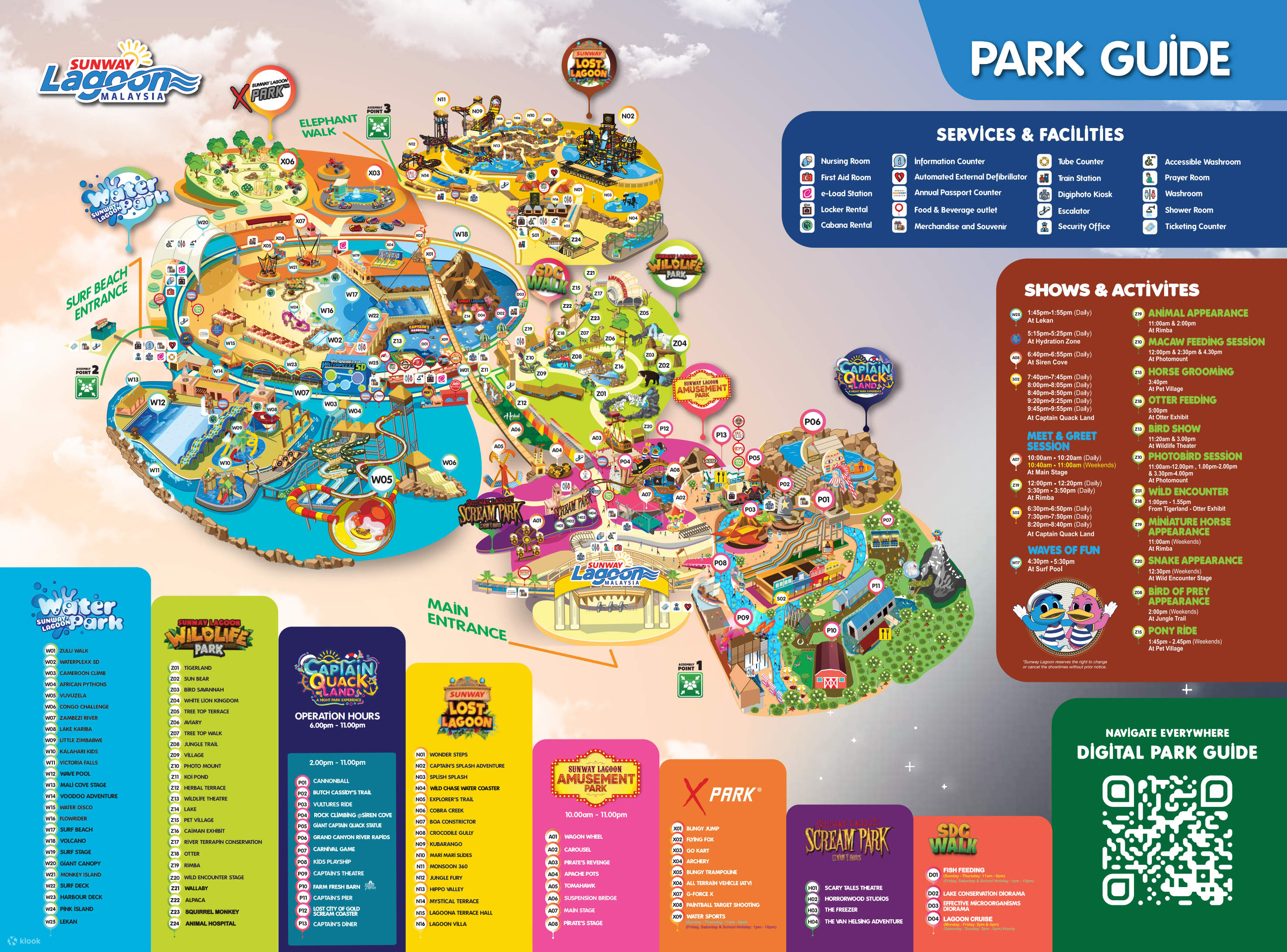 Sunway Lagoon Park Overview